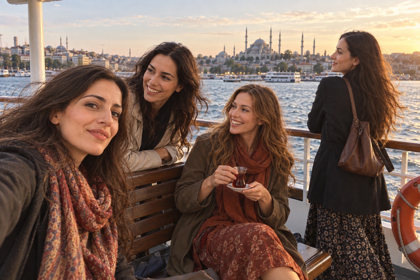 Imagined Magic Melody Makers travel scene in Istanbul, Turkey