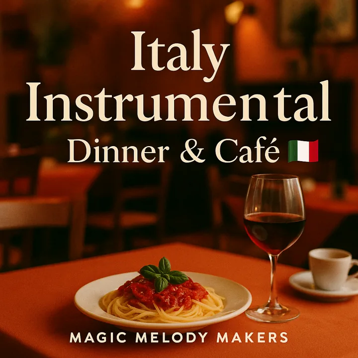 Cover of Italy Instrumental — dinner & café
