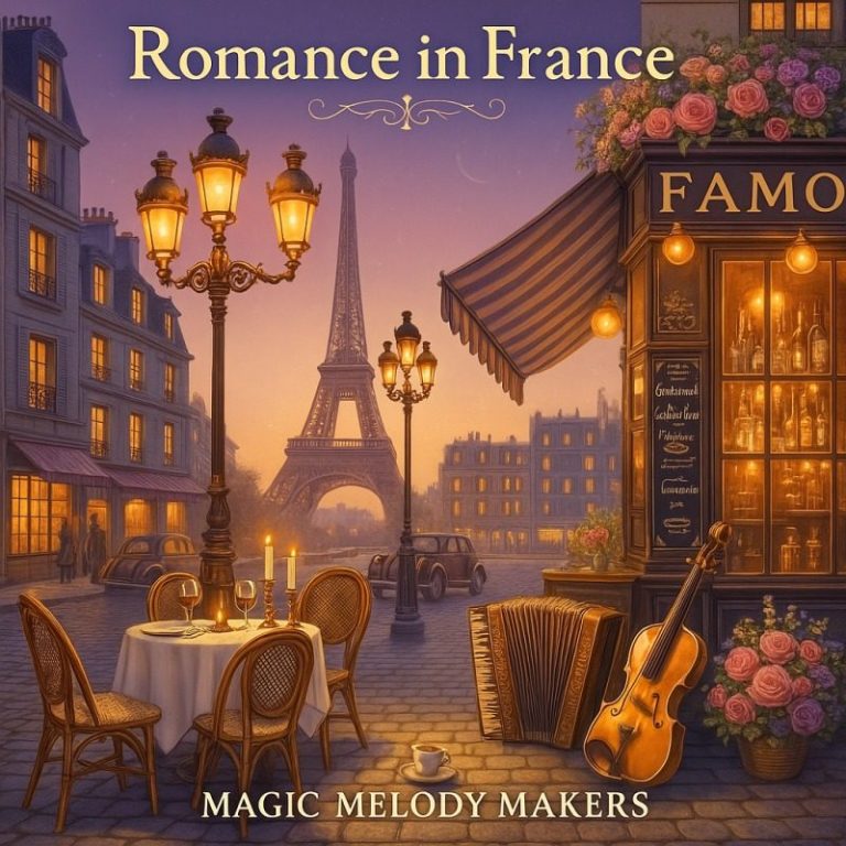 Café-style instrumentals with a Parisian touch—warm, melodic, and effortlessly elegant